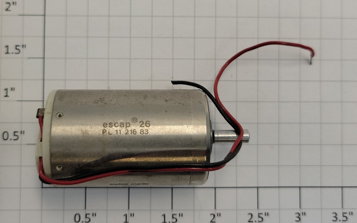 Escap 26 PL 11 216 83 16 Volt DC Can Motor with Wire