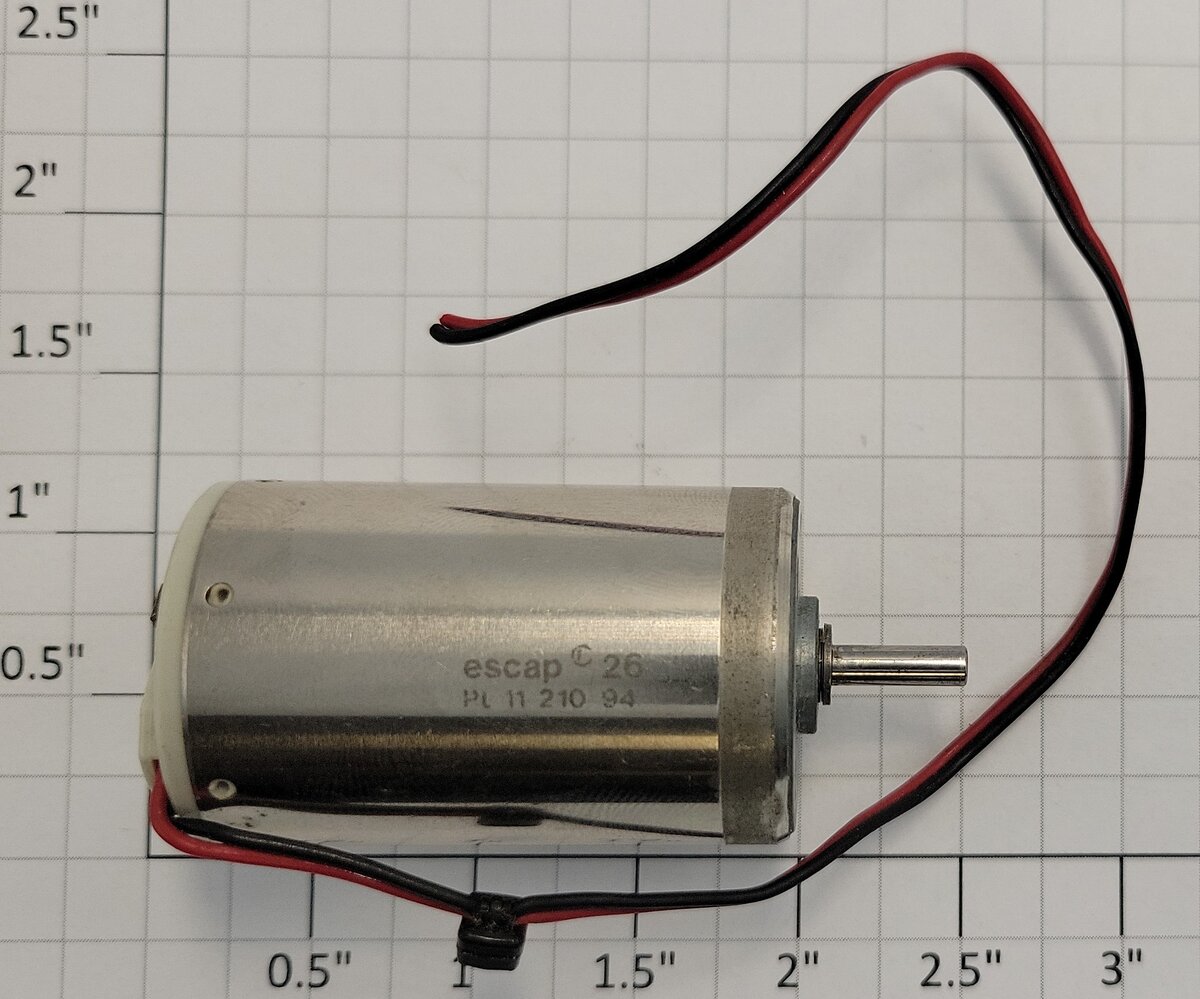 Escap 26 PL 11 210 94  16 Volt DC Can Motor with Wire
