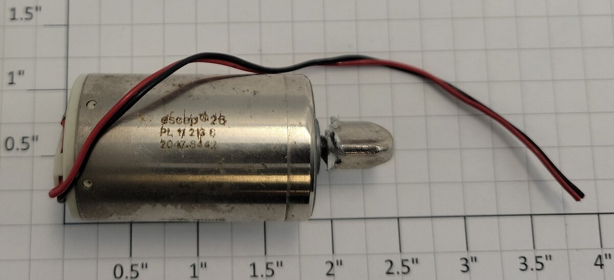 Escap 26 PL 11 213 8-Volt DC Can Motor with Wire