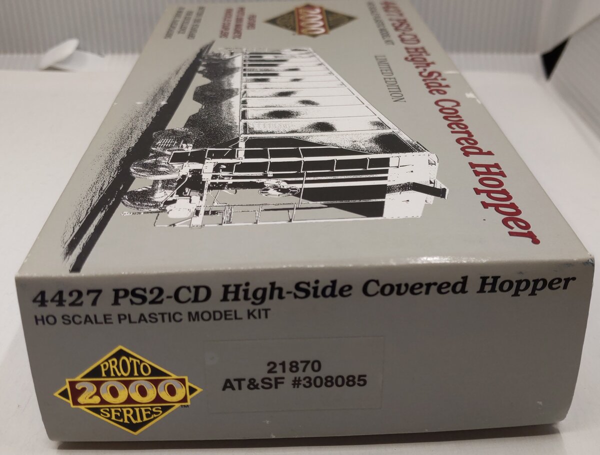 Proto 200 HO 21870 4427 AT&SF PS2-CD HighSide Covered Hopper Plastic Kit:308085