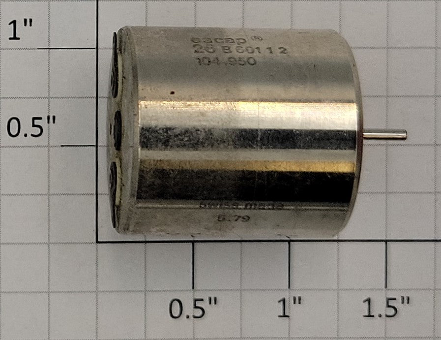 Escap 26 B 601 1 2 12 Volt DC Can Motor