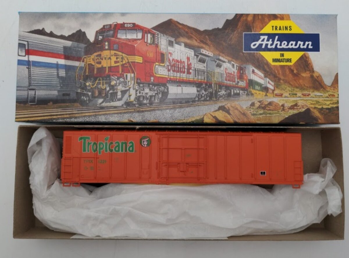 Athearn 2905I HO Scale Tropicana 57' Mechanical Reefer # 1221 Kit