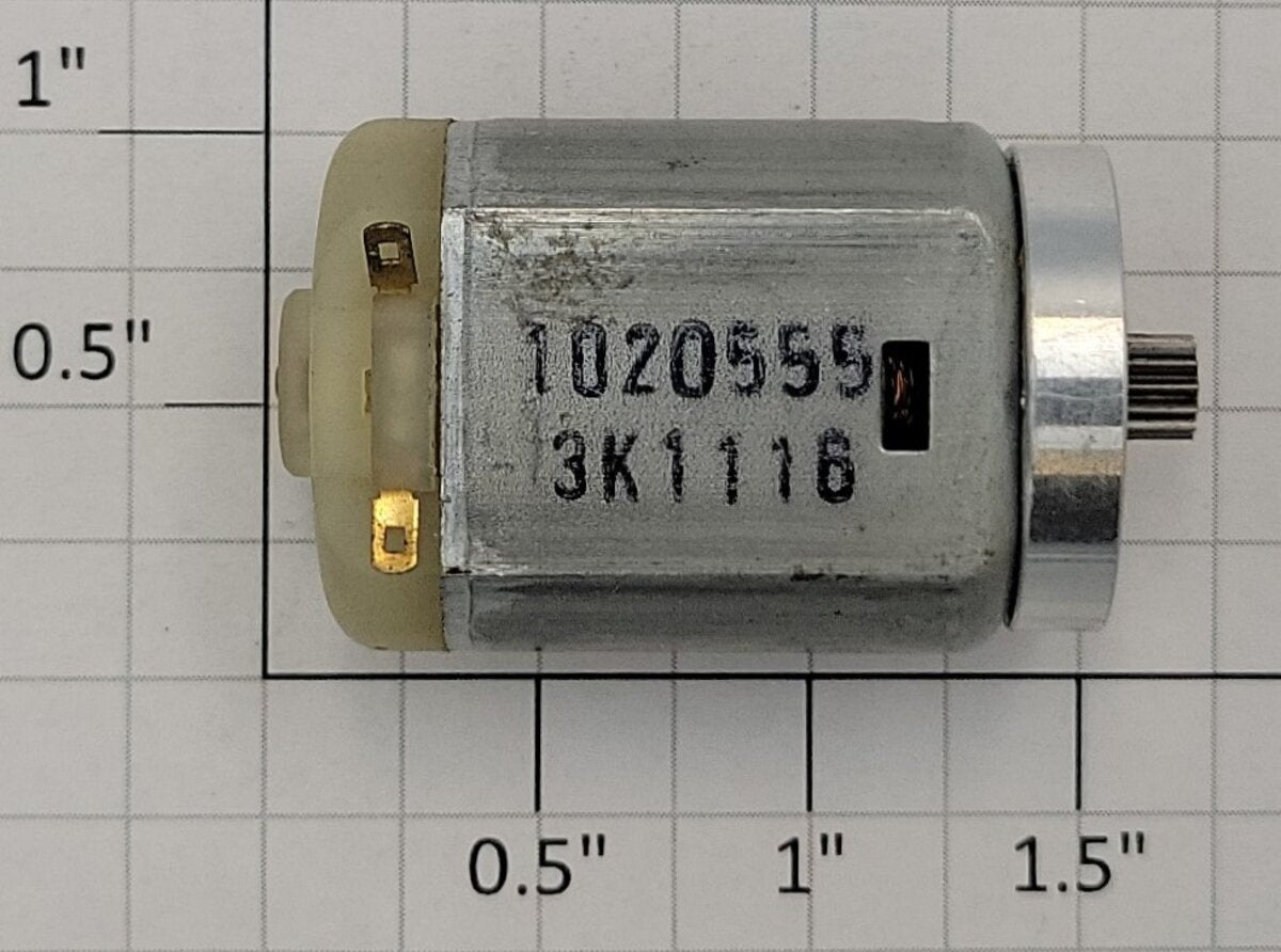 Johnson 1020555 4 Volt DC Can Motor with 4.7mm Gear