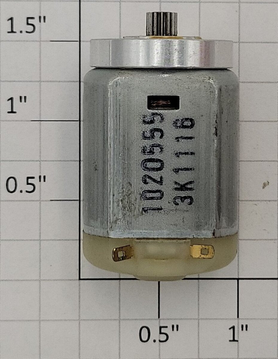 Johnson 1020555 4 Volt DC Can Motor with 4.7mm Gear