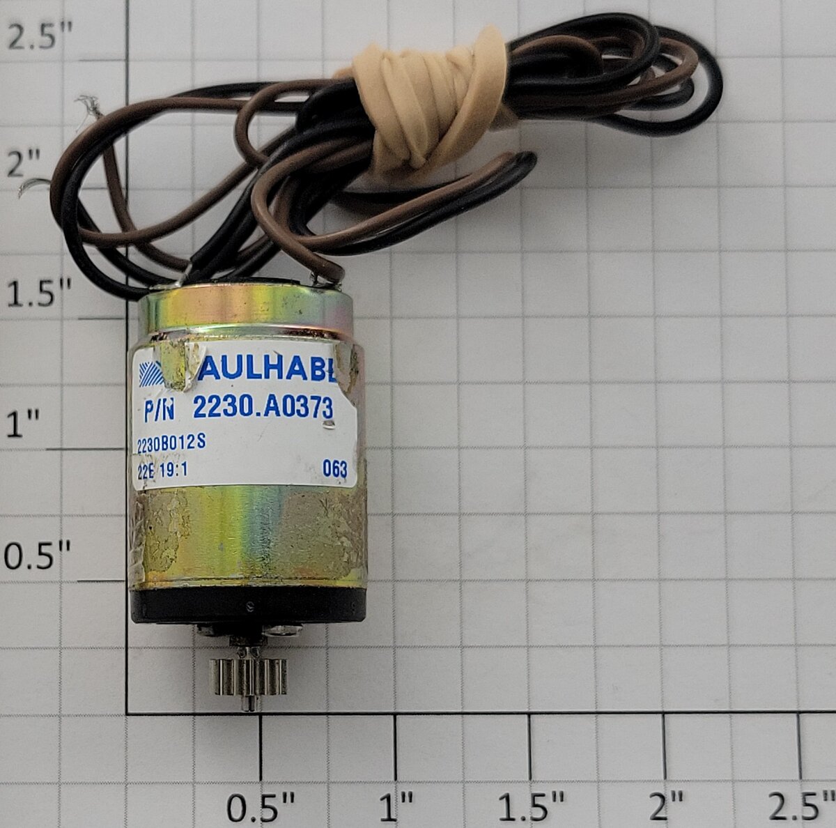 Faulhaber 2230B012S 12-Volt DC Can Motor Wired