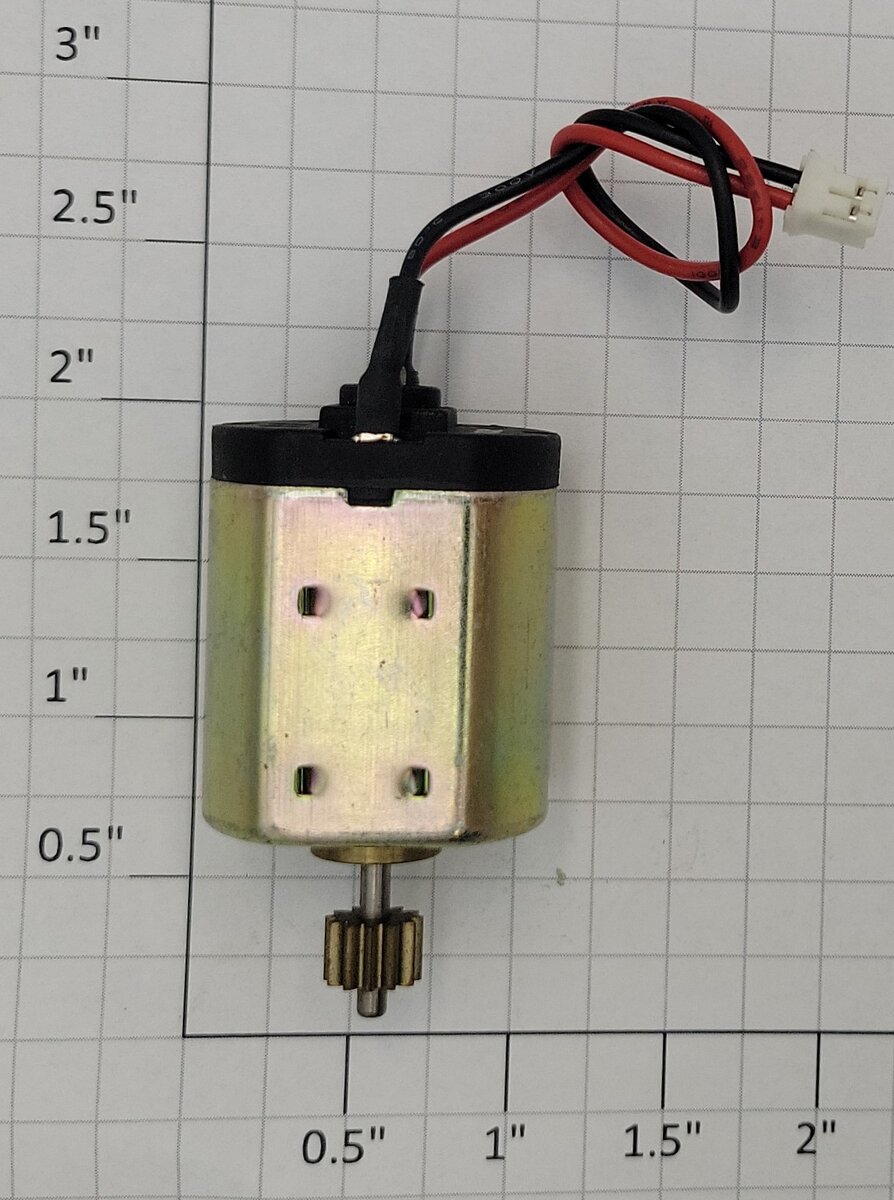 Acme 7052600 12 Volt DC Can Motor with 7.5mm Gear and Wire
