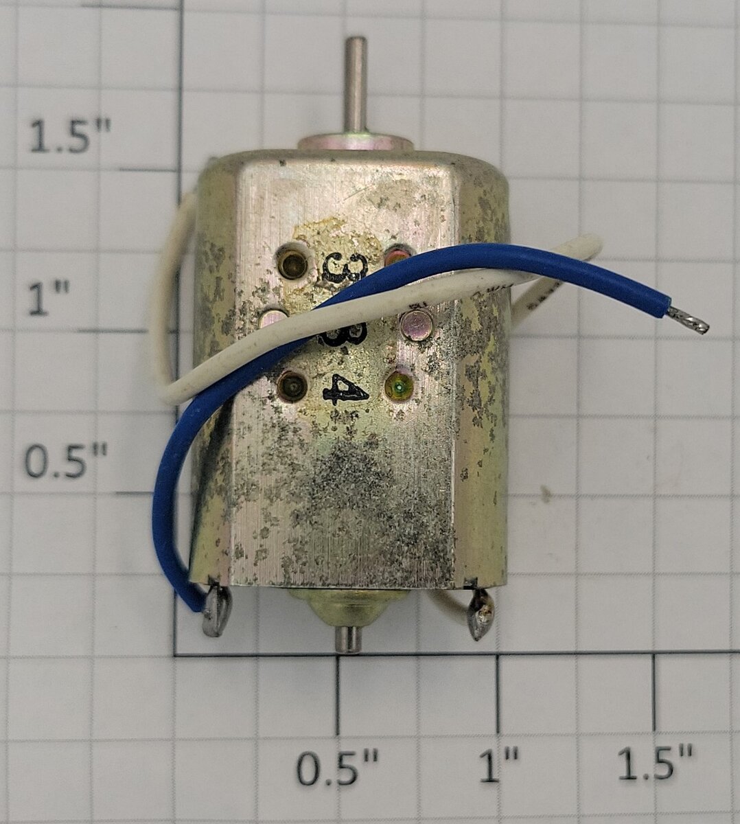Acme 384 12 Volt DC Can Motor with Wire