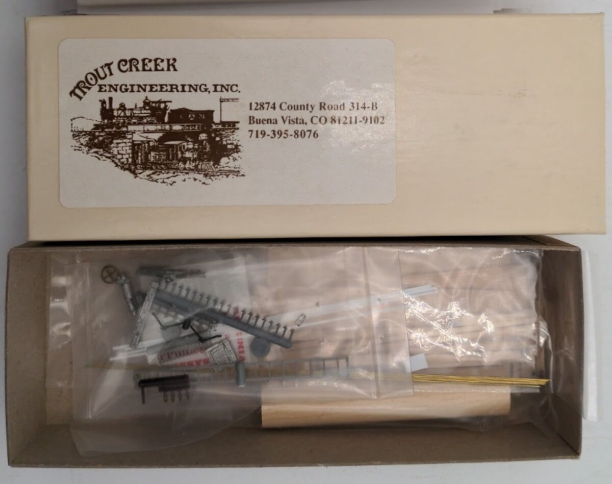 Trout Creek 3905 HOn3 Scale Sassen Vinegar Tank Car Wood and Metal Kit