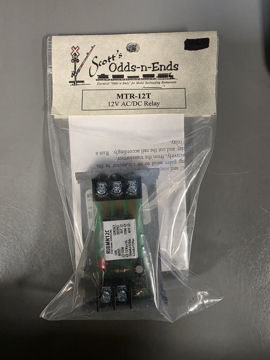 Scott's Odds-N-Ends MTR-12T Multiscale 12V AC/DC Relay