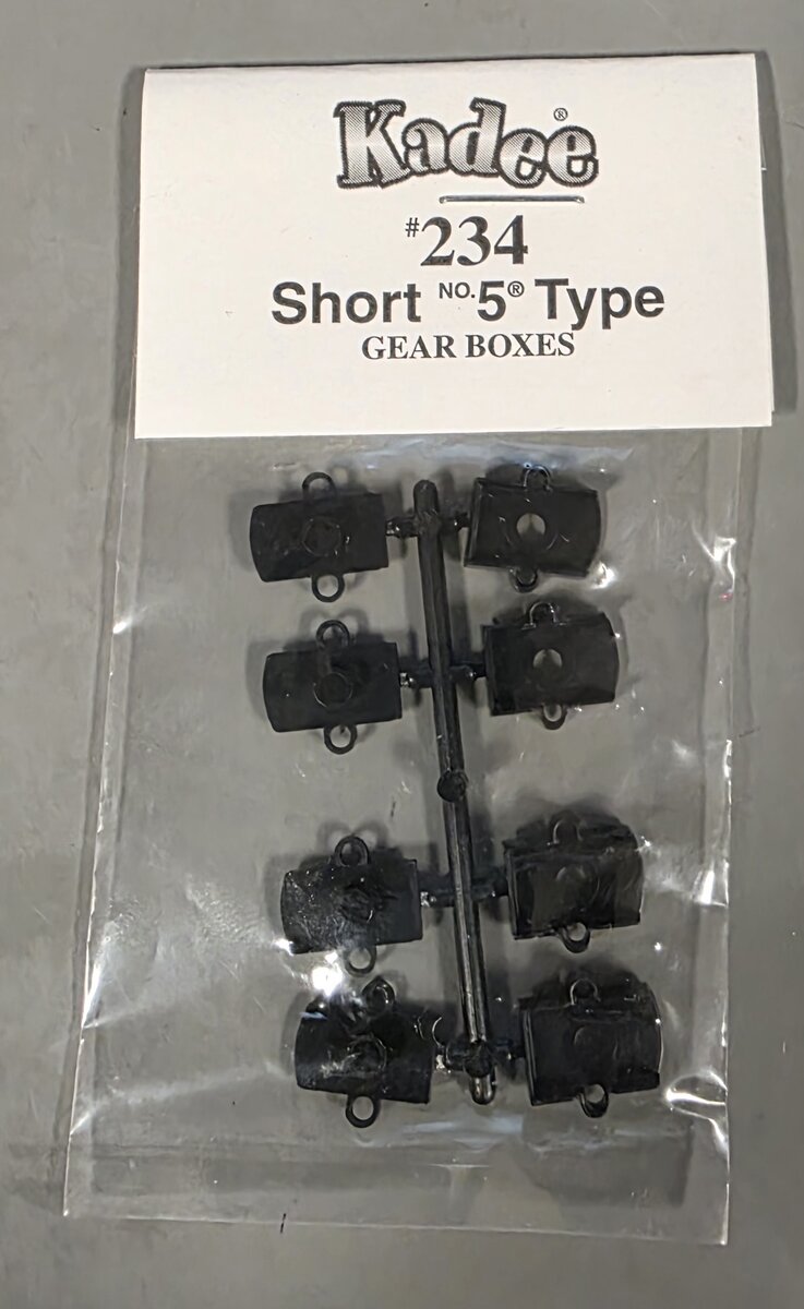 Kadee 234 HO Short No. 5 Type Gear Boxes