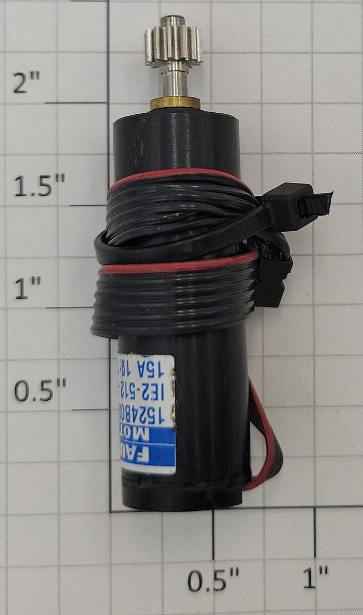 Faulhaber 1524B009SR 9-Volt DC Can Motor with Gearbox, 7mm Gear and Wire
