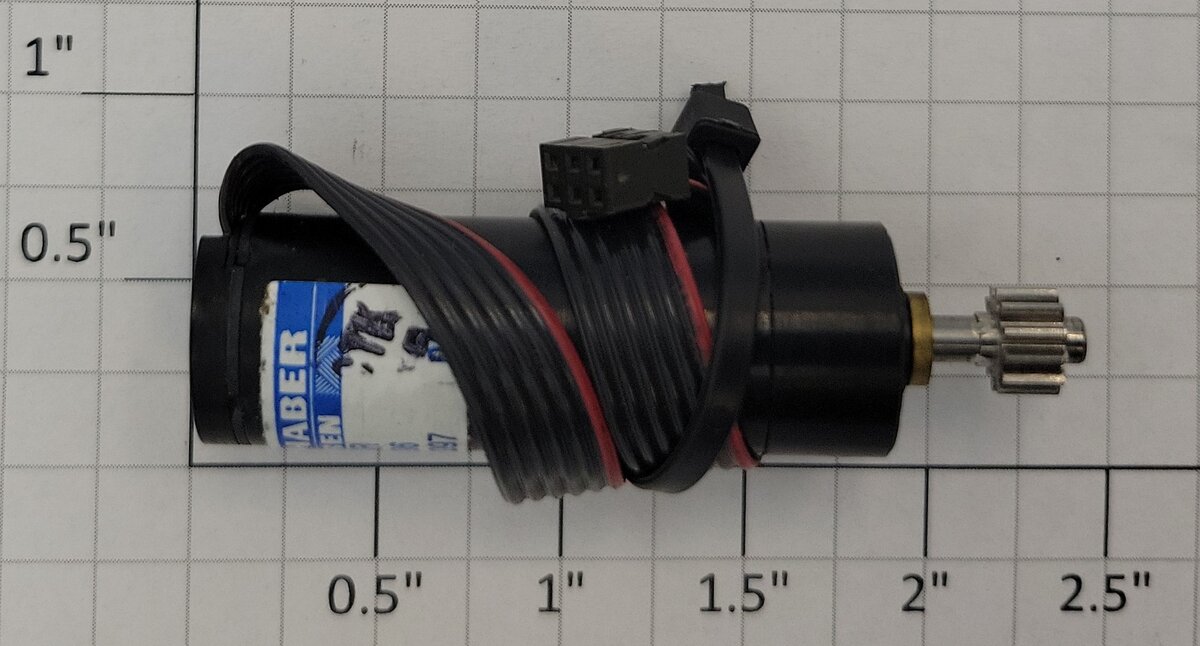 Faulhaber 1524B009SR 9-Volt DC Can Motor with Gearbox, 7mm Gear and Wire