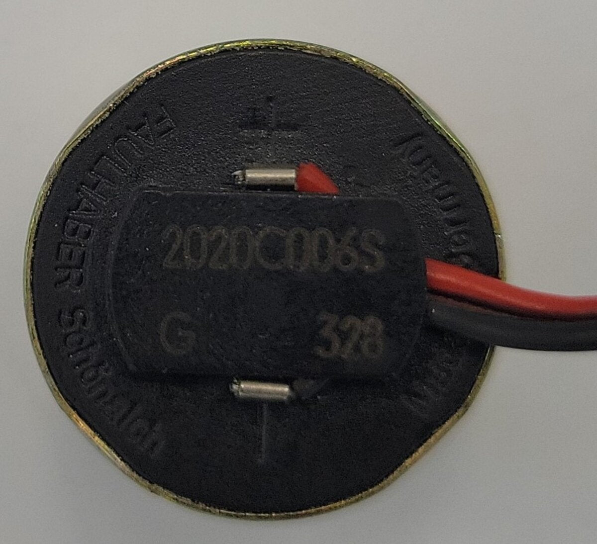 Faulhaber 2020C006S 6-Volt DC Can Micromotor with Wire