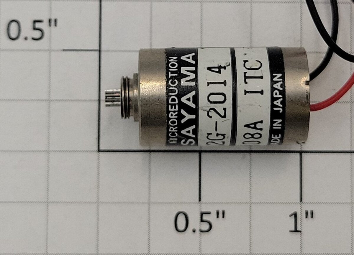 Sayama 12G-2014 12-Volt DC Micro Motor with Leads