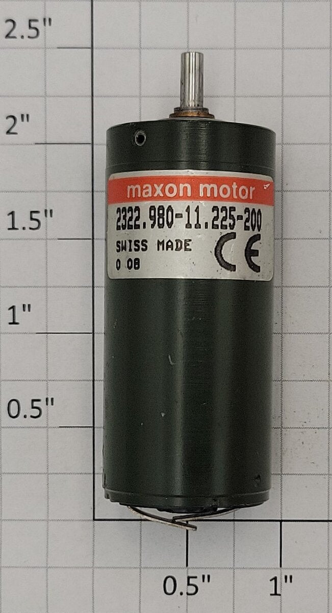 maxon 2322.980-11.225-200 18 Volt DC Can Motor