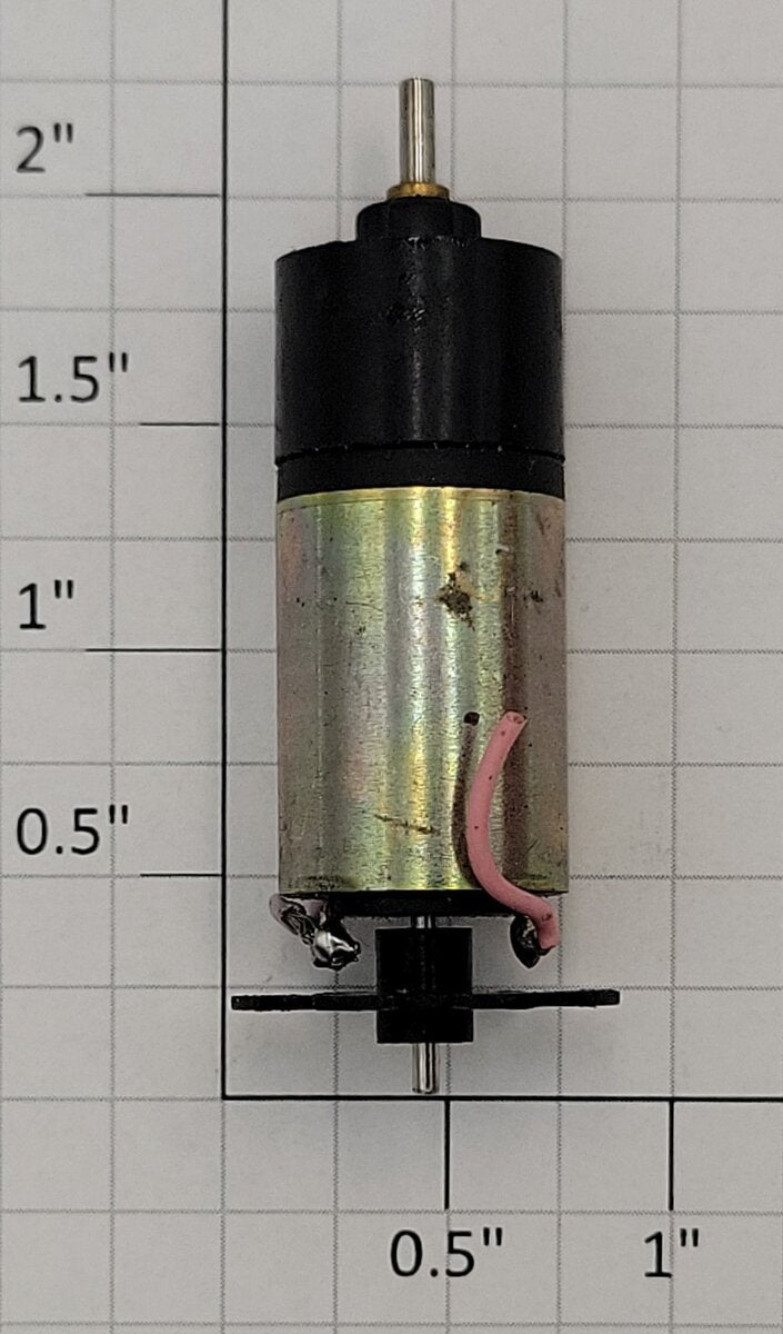 Faulhaber 1624E018S 18-Volt DC Dual Shaft Motor with Gearbox & Strobe Blade