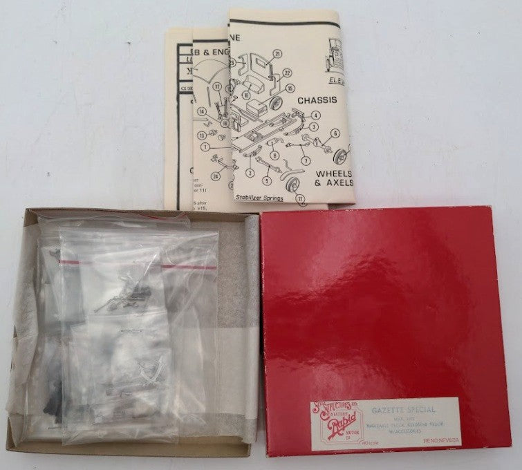 Scale Structures 1977 HO Gazette Special May Veg Truck Kerosene Truck Metal Kit