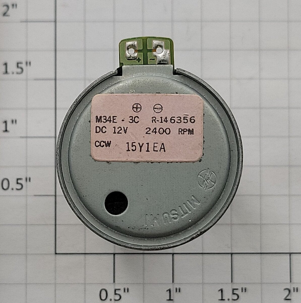 Mitsumi R-146356 12-Volt DC Can Motor