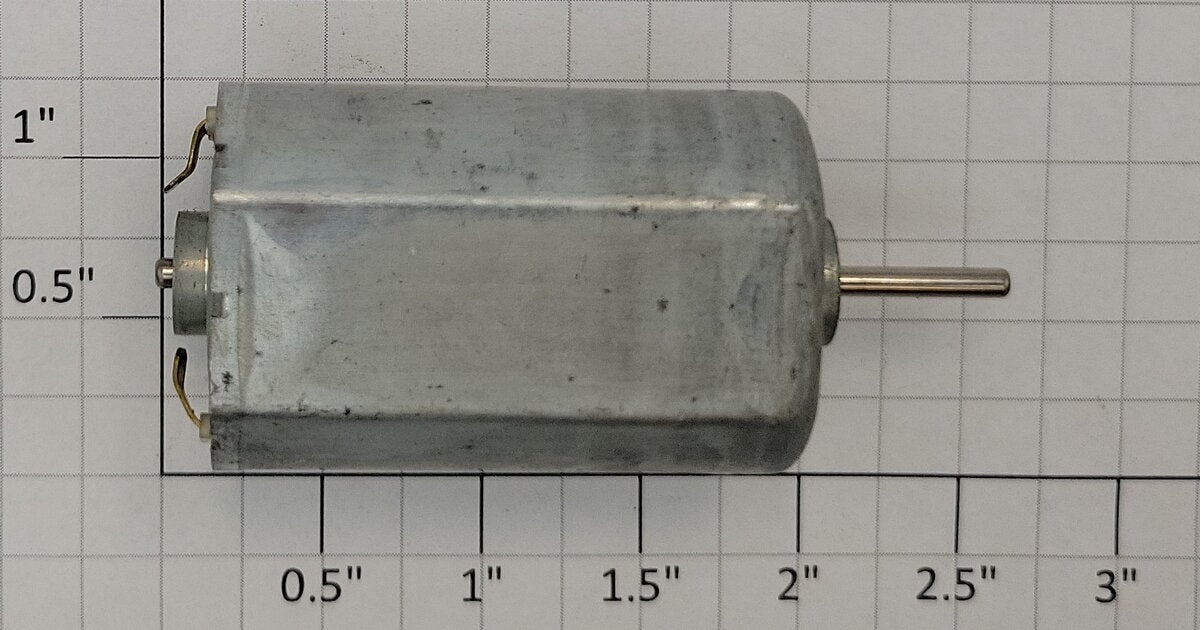 Mabuchi FS-390PH 12-Volt DC Flattop Can Motor