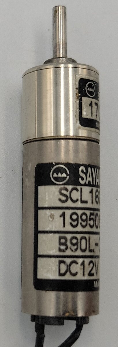 Sayama SCL 16G-3502-FT2 12 Volt DC Can Motor with Gearhead