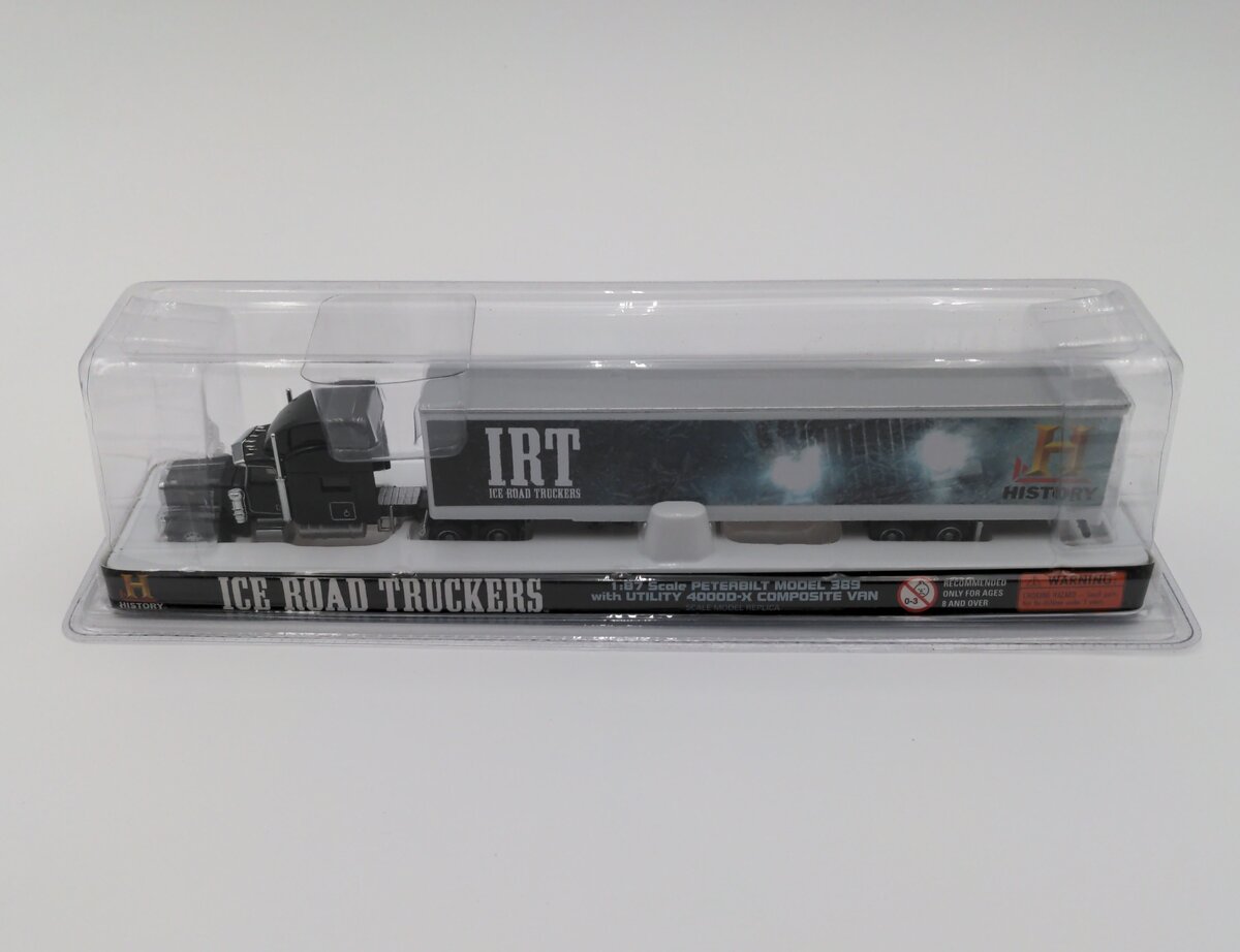 Norscot 58615 1:87 HO IRT Black Peterbilt Truck and Trailer
