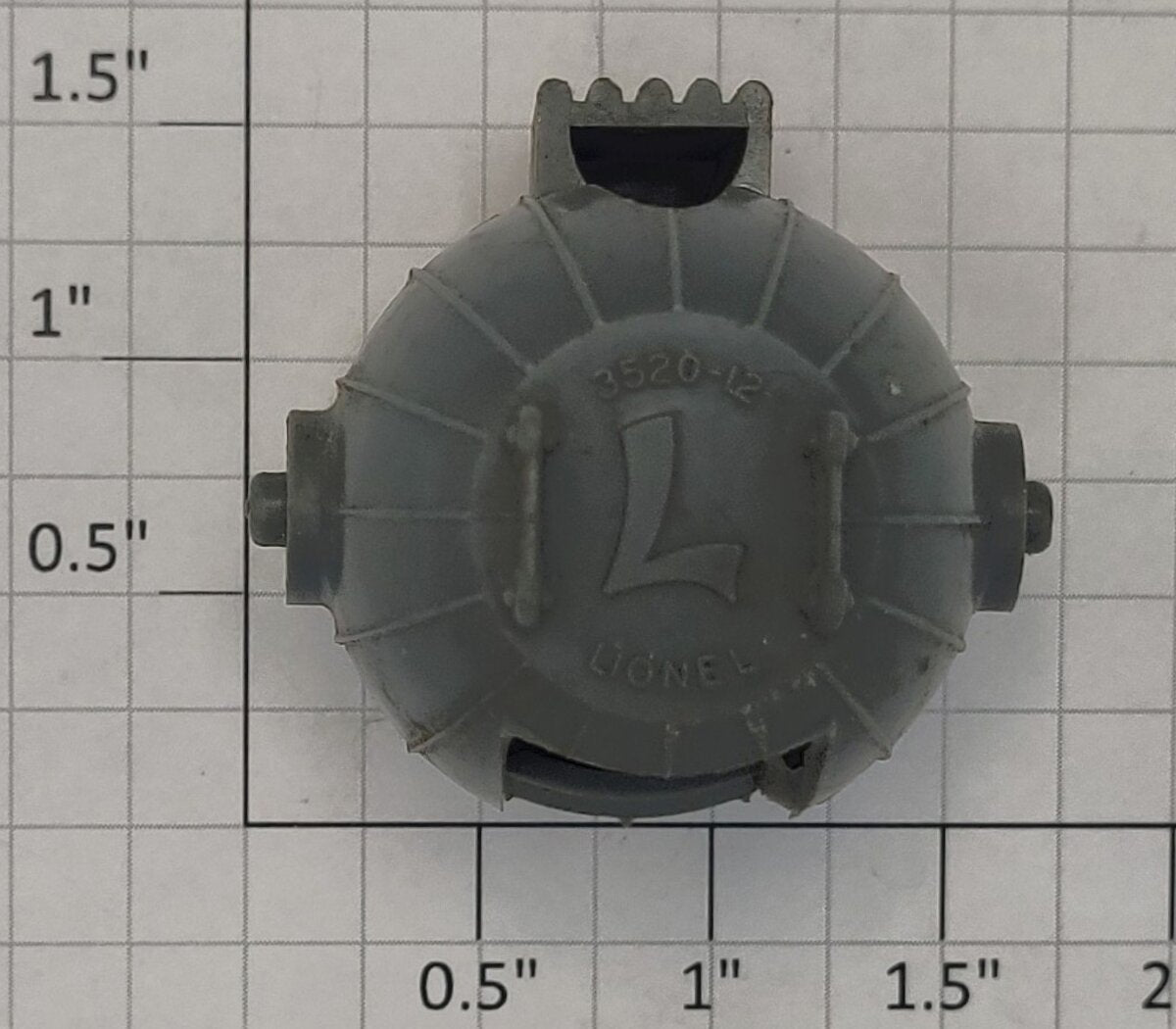 Lionel 3520-12 O Gauge Gray Plastic Searchlight Housing