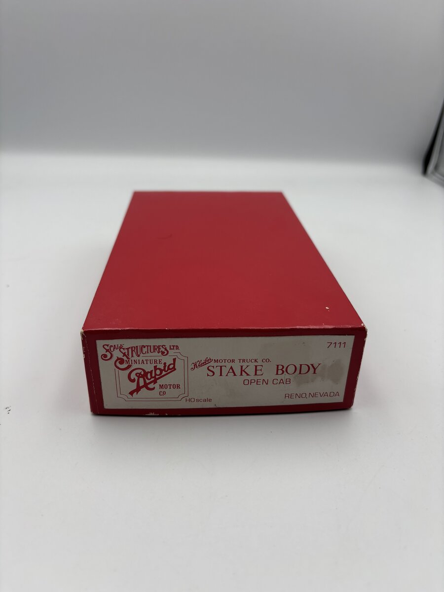 Scale Structures 7111 HO Stake Body Open Cab