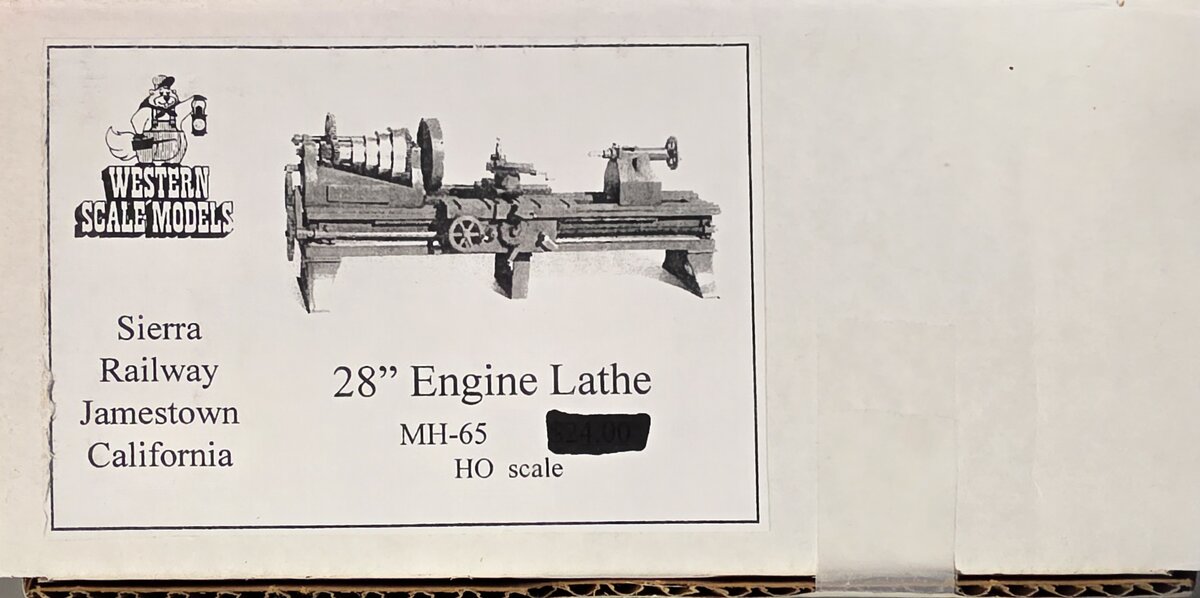 Western Scale Models MH-65 HO 28' Engine Lathe Kit