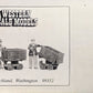 Western Scale Models MH-100 HO 3 Mine Ore Cars with Mine Figure Building Kit
