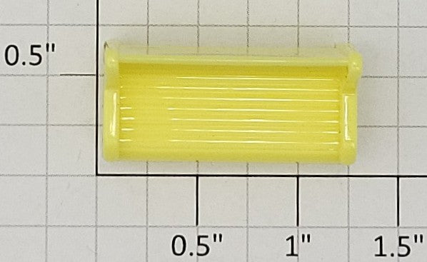 Plasticville PV-74 Flyerville Yellow Plastic Bench