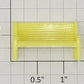 Plasticville PV-74 Flyerville Yellow Plastic Bench