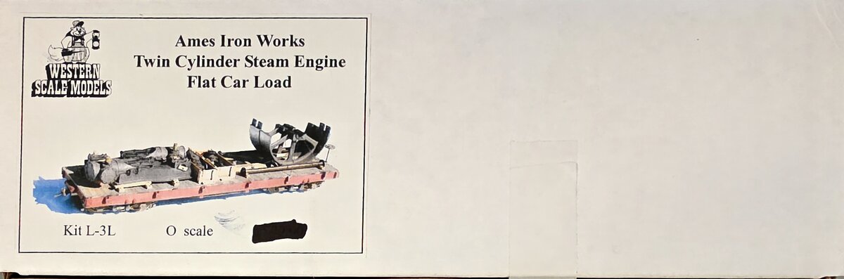 Western Scale Models L-3L O Ames Iron Works Twin Cylinder Steam Engine Kit