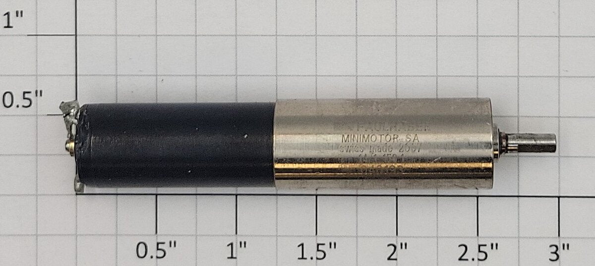 Faulhaber 1336U012C 12-Volt DC Can Micromotor with Gearbox