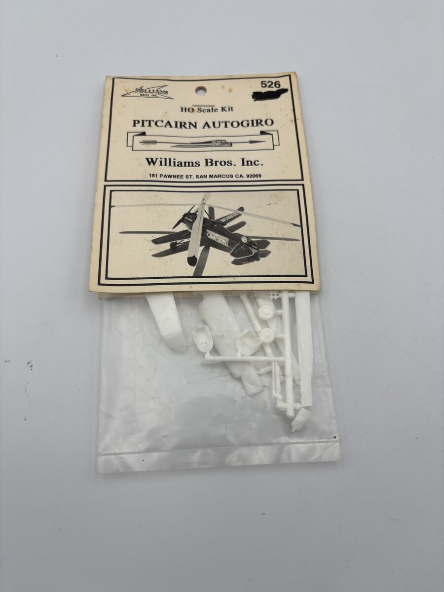 Williams Brothers 526 HO Pitcairn Autogiro