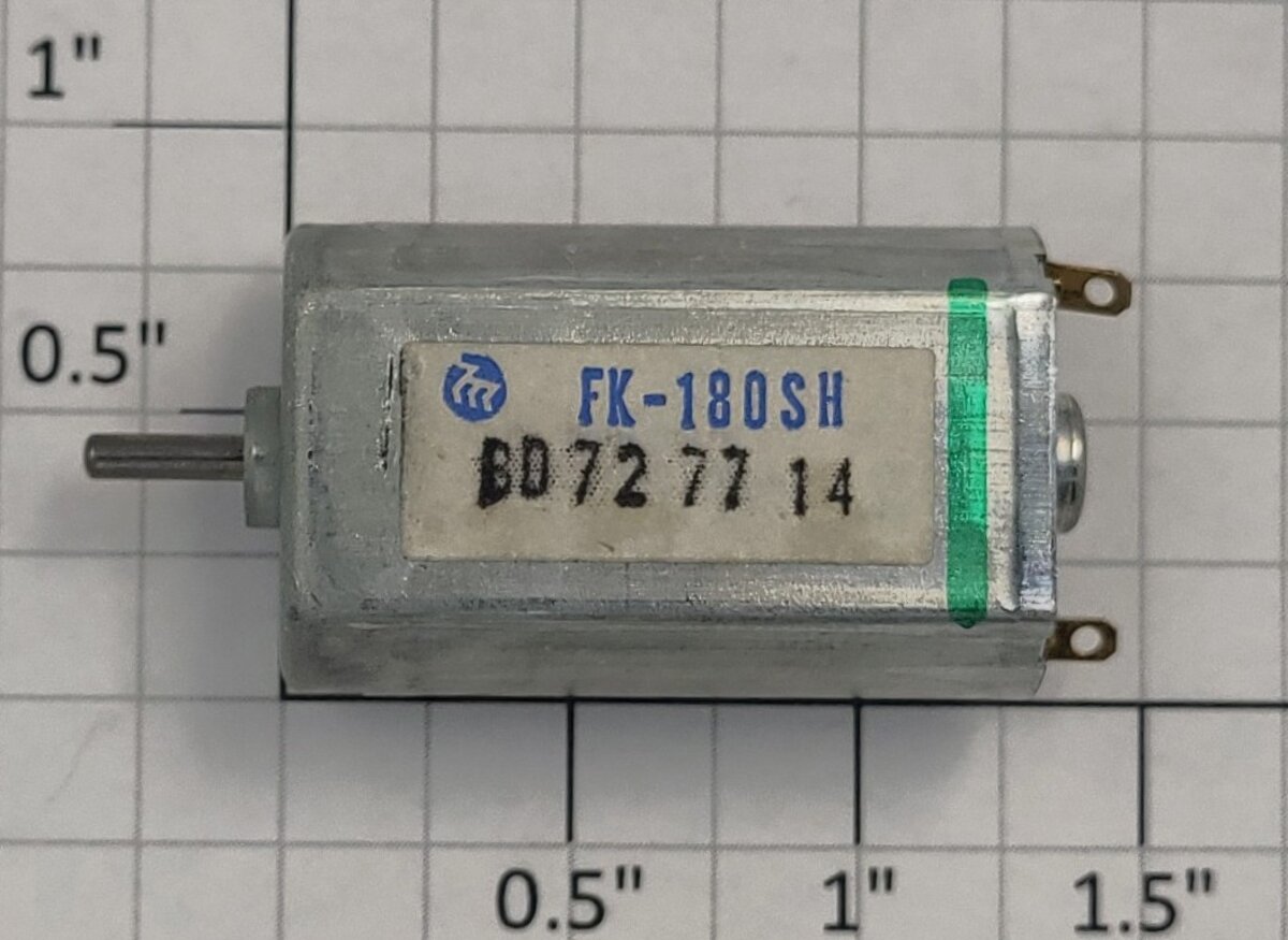 Mabuchi FK-180SH 12-Volt DC Can Motor