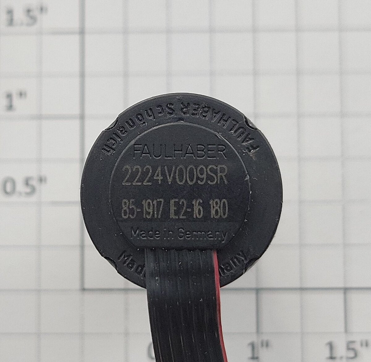 Faulhaber 2224V009SR 12-Volt DC Can Micromotor with Gearbox