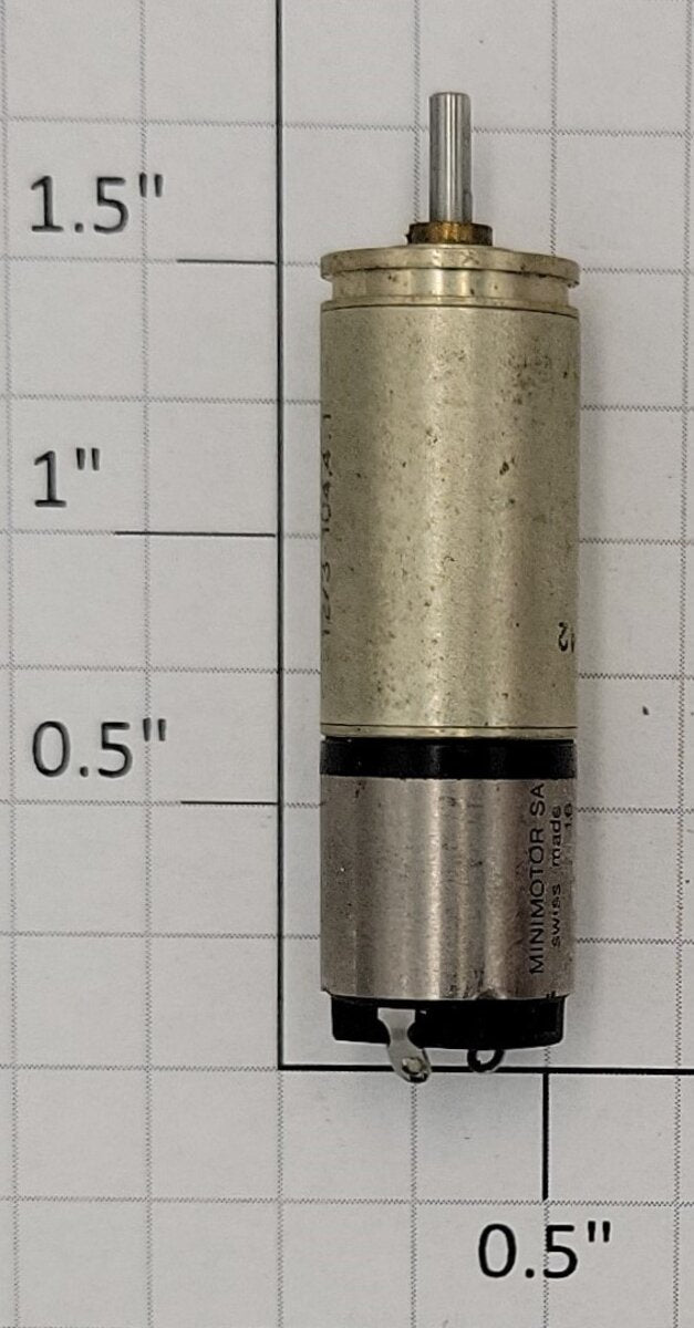Faulhaber 1212E006G 6 Volt DC Can Minimotor with Gearbox
