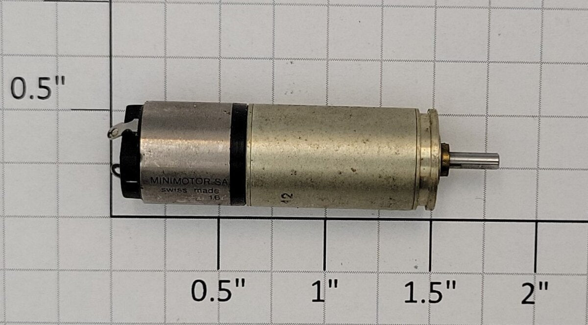 Faulhaber 1212E006G 6 Volt DC Can Minimotor with Gearbox