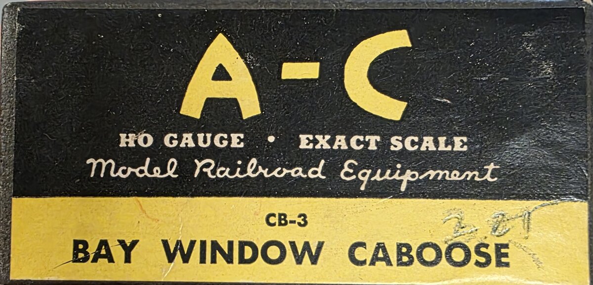 Model Railroad CB-3 HO Bay Window Caboose Building Kit