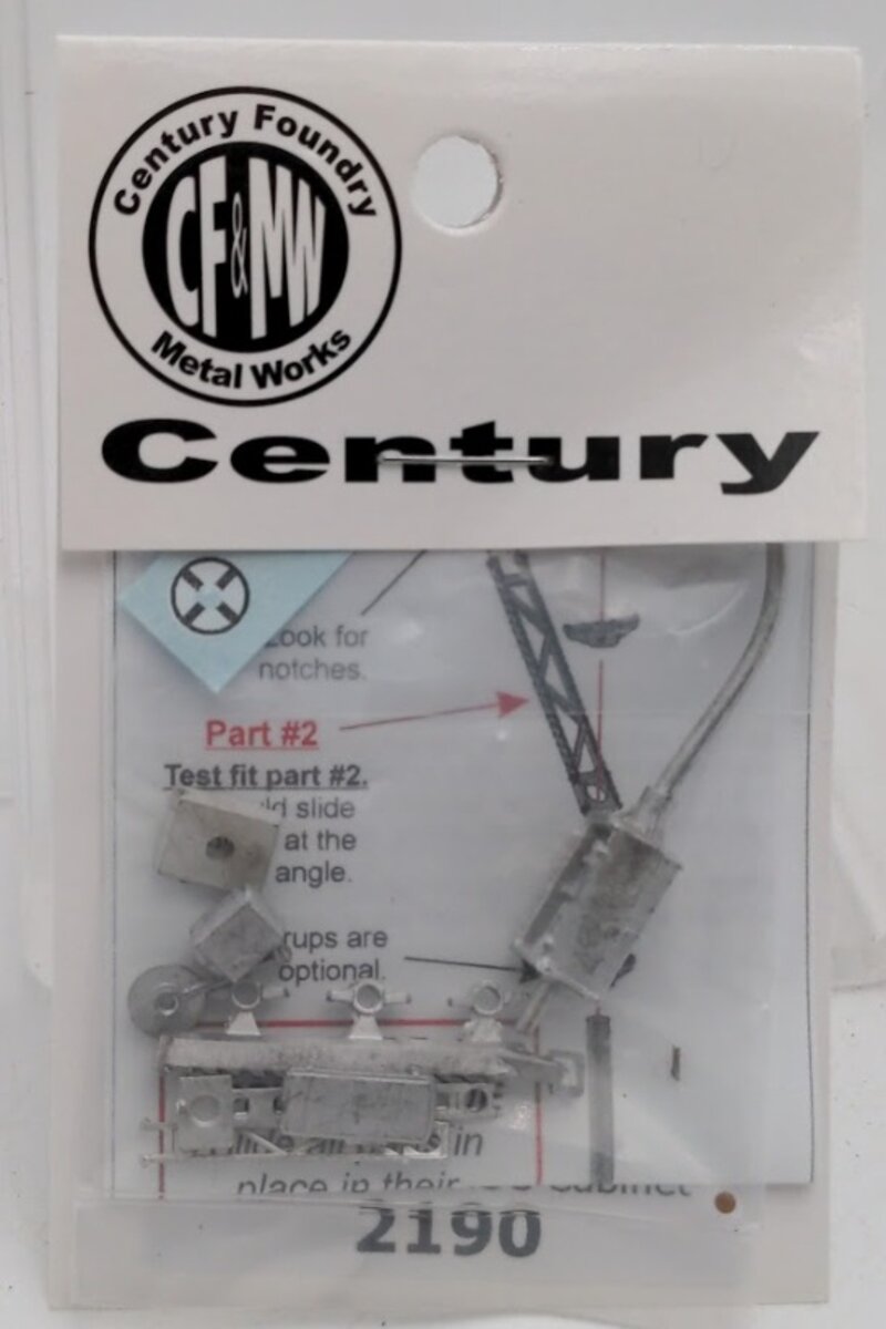 Century Foundry 2190 HO Signal Company Wig Wag Cabinet Flagman Crossing Kit