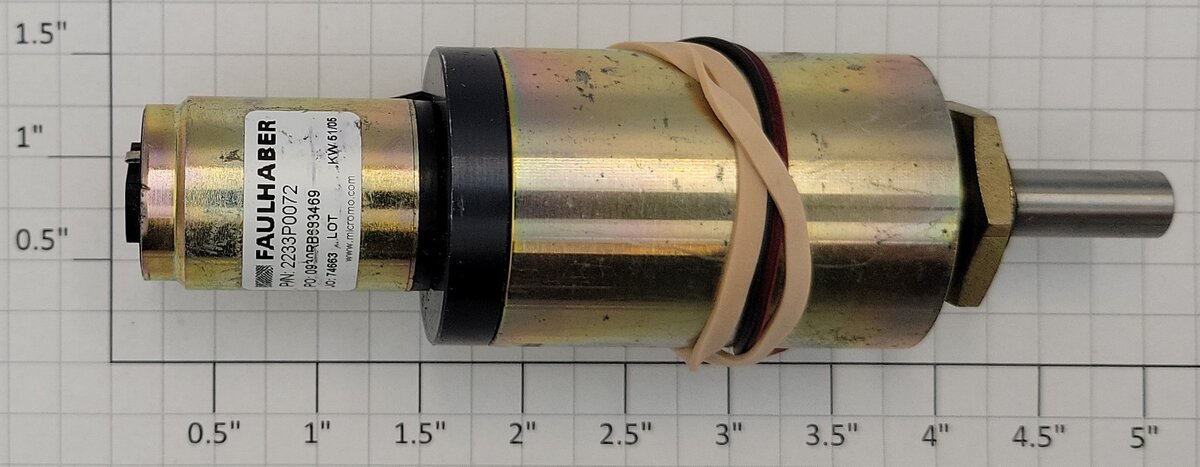 Faulhaber 2233P0072 20 Volt DC Can Motor with Gearbox