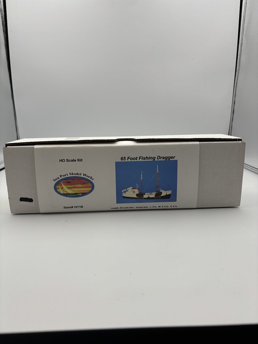 Sea Port Model Works H118 HO 65 Foot Fishing Dragger
