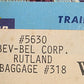 Athearn 5630 HO Bev-Bel Corp. Rutland Baggage #318 Kit
