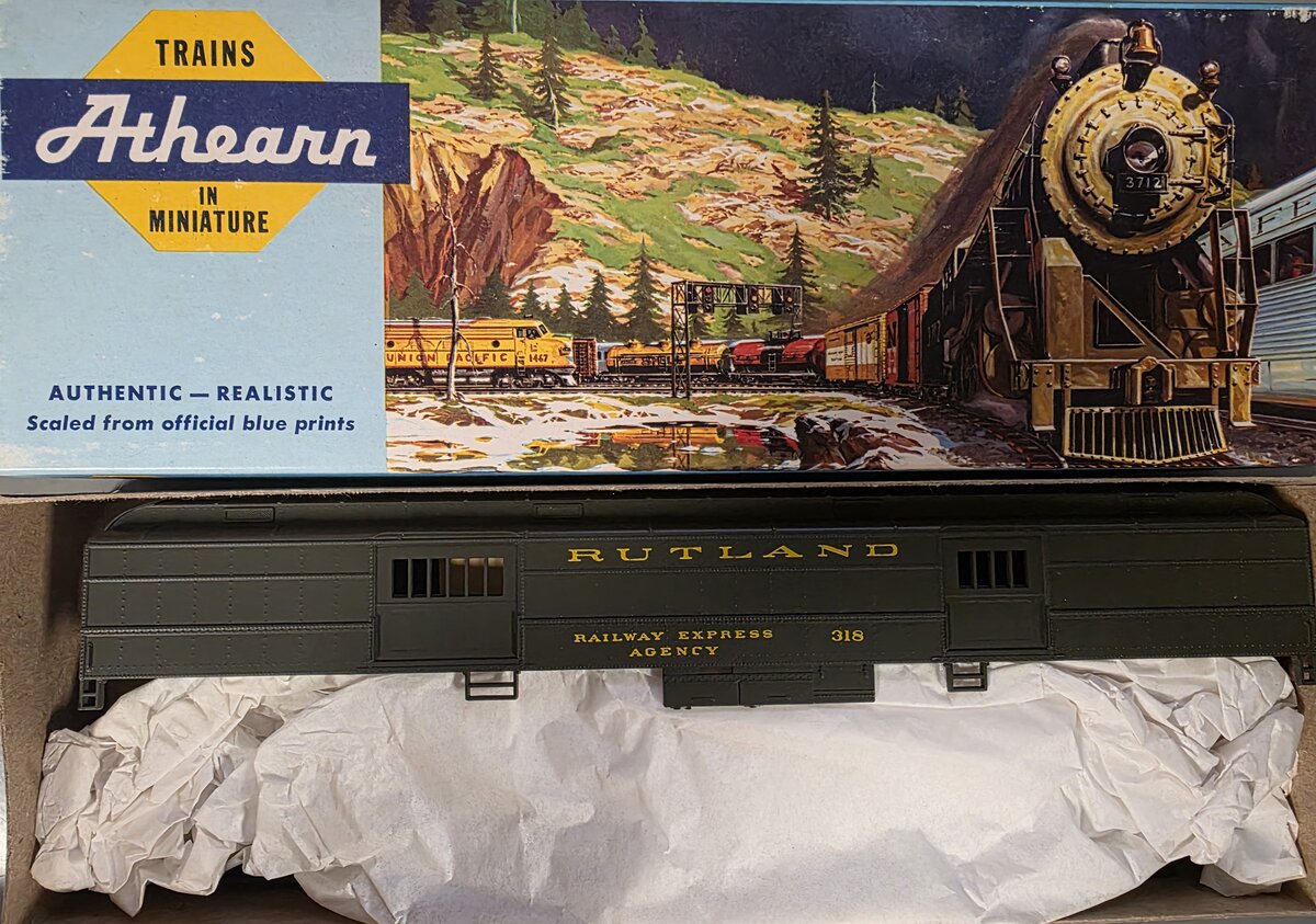 Athearn 5630 HO Bev-Bel Corp. Rutland Baggage #318 Kit