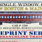Branchline Trains 5107 HO Boston & Maine Single Window Coach Car Kit