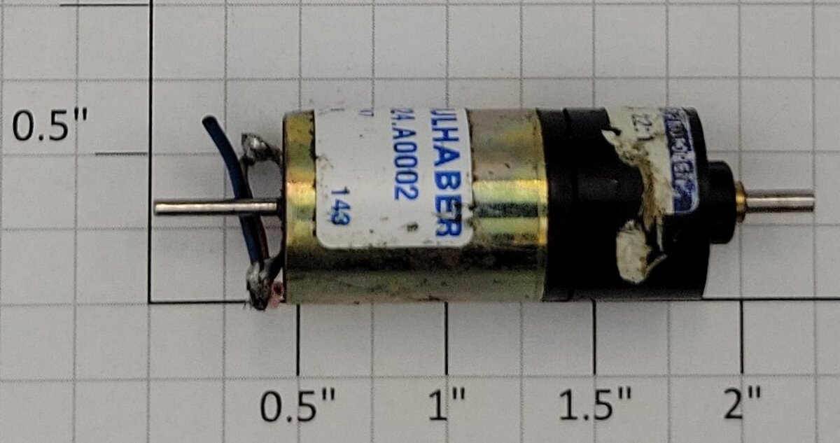 Faulhaber 1624.A0002 20-Volt DC Can Motor with Gearbox