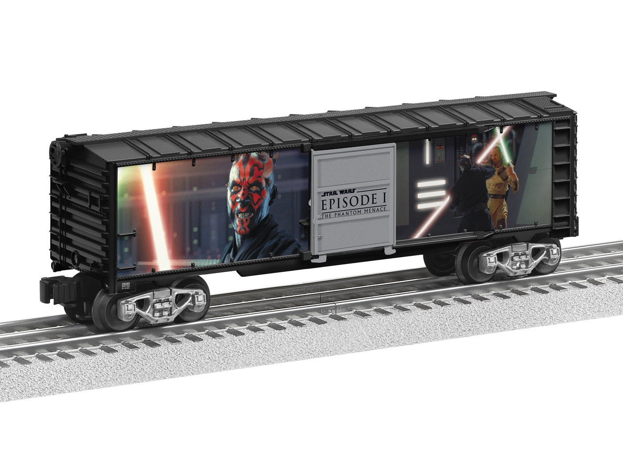 Lionel 2528280 O Star Wars Darth Maul v. Qui-Gon Jinn Illuminated Boxc