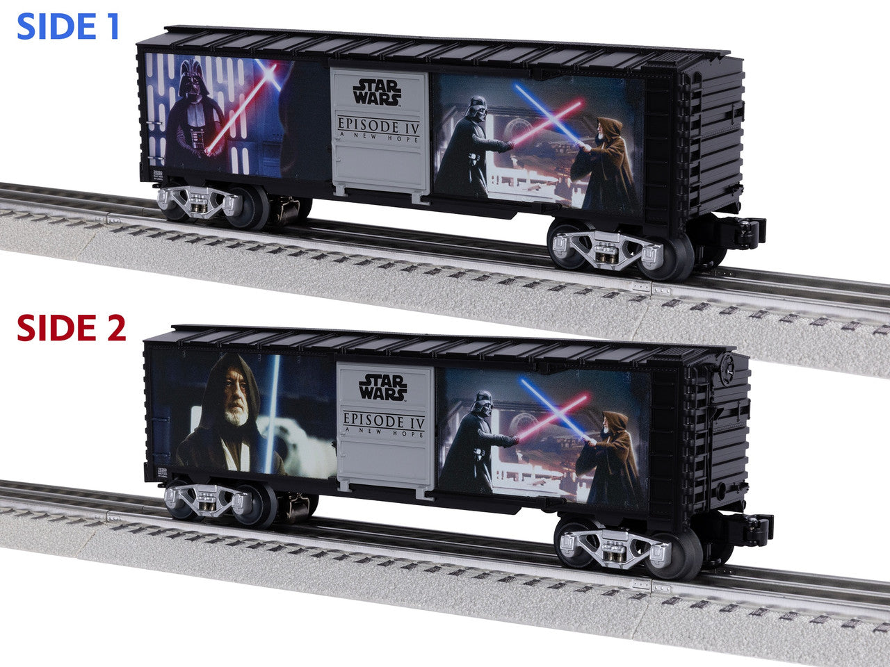 Lionel 2528260 O Star Wars Darth Vader v. Obi-Wan Kenobi Illuminated B