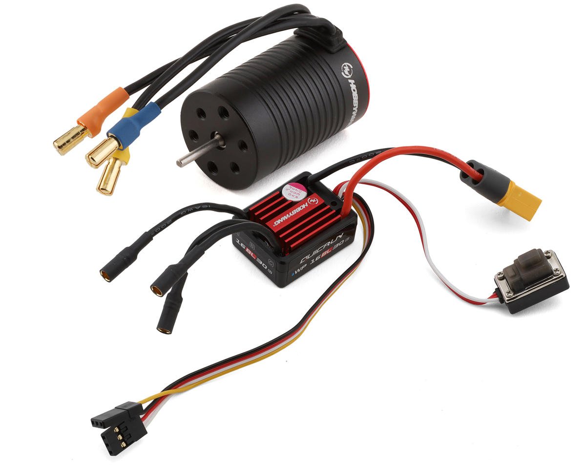 HobbyWing 38030002 Quickrun 16BL30 G2 Micro BL ESC & 2435SL G3 Motor Combo