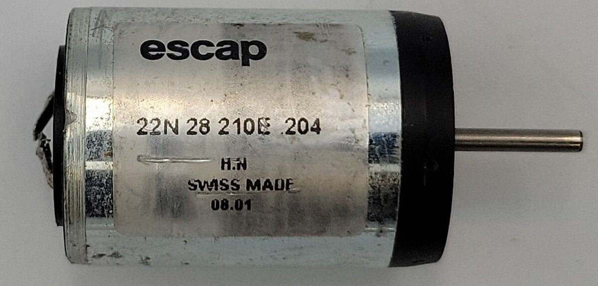 Escap 22N 28 210E 204  12 Volt DC Can Gear Motor